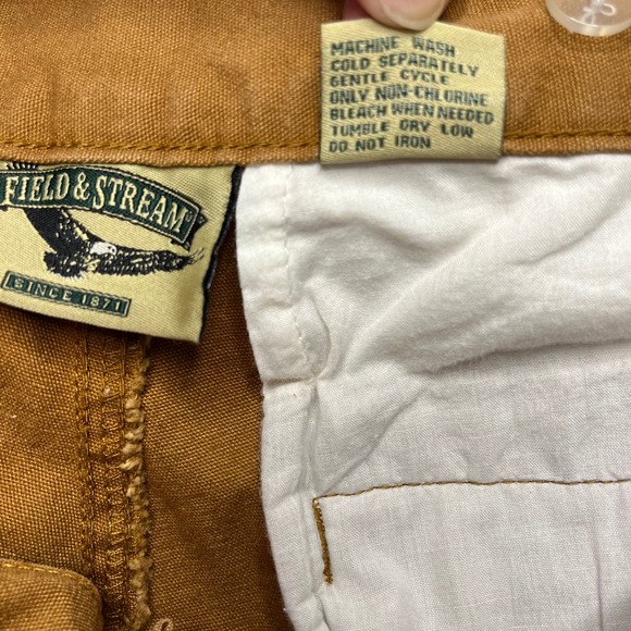 Field and Stream Hunting or Outdoors Heavy Pants with Chaps built in Size 38X30 - Picture 2 of 10